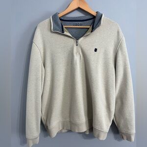 Men’s IZOD 3 quarter zip Fleece Jacket size large